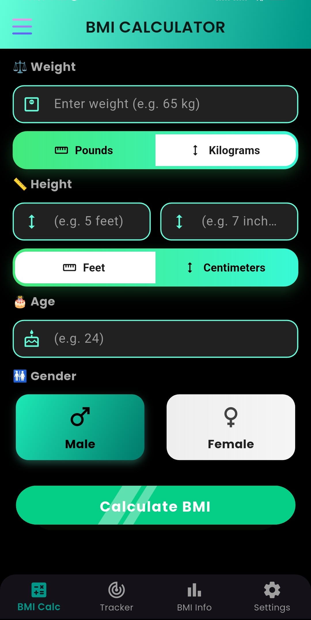 BMI Calculator app icon