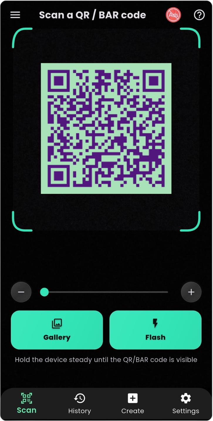 Smart QR Code Scanner app icon